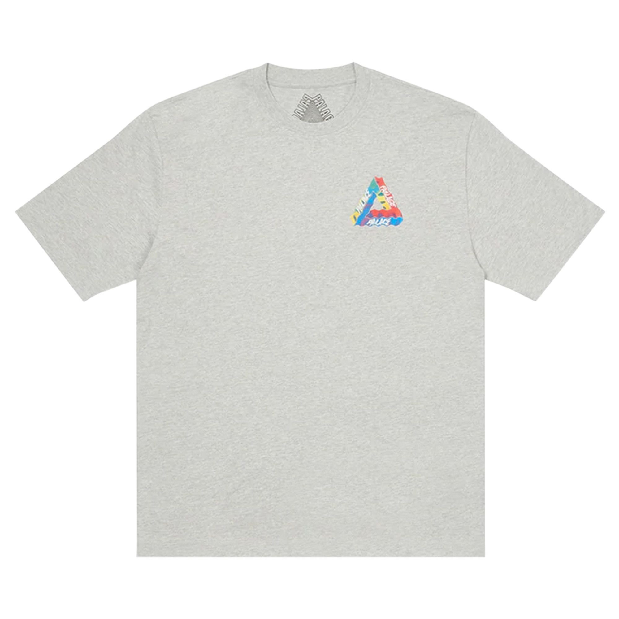 Palace Tri-Visions T-Shirt 'Grey Marl' - 1
