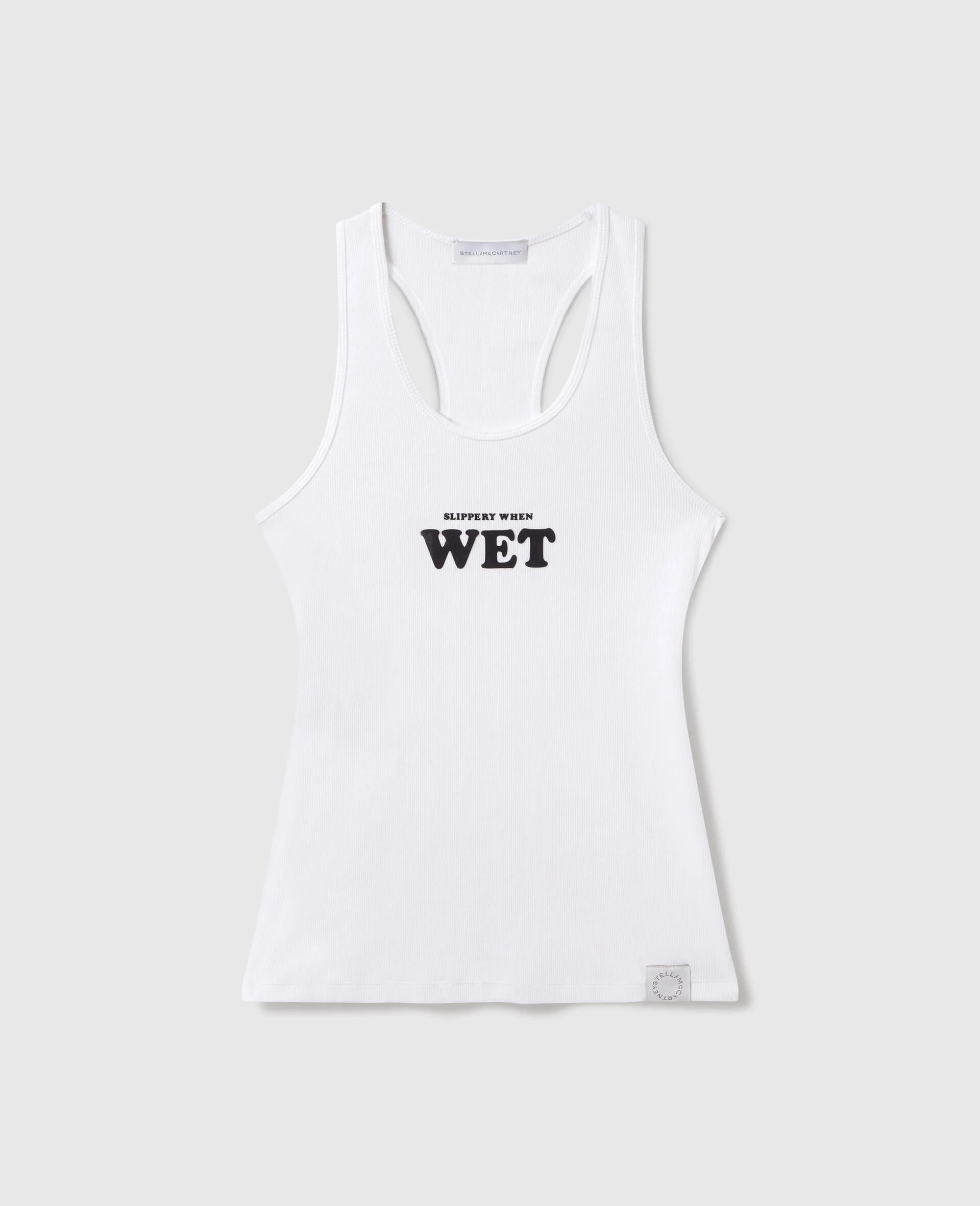 Slippery When Wet Racerback Tank Top - 1