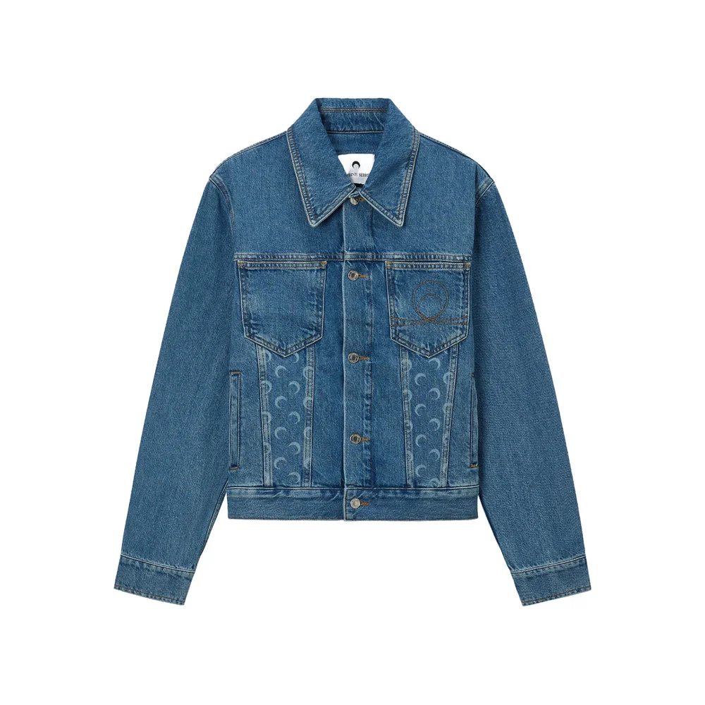 Marine Serre Blue Jackets Men - 1