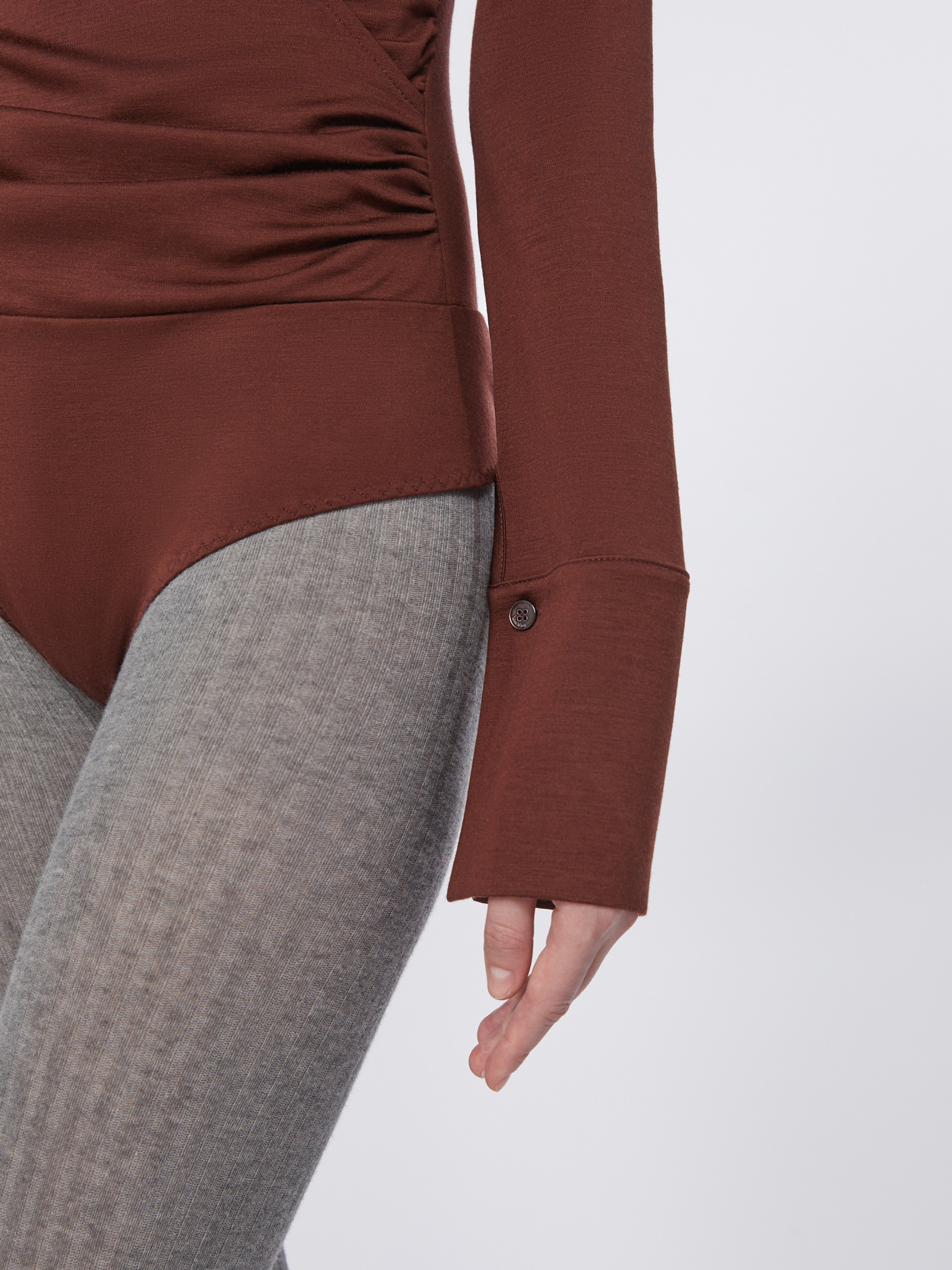 NIGELLA Wool jersey bodysuit - 5