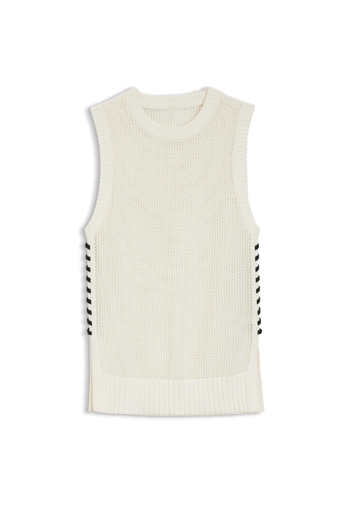 MESH-STRUCTURE TOP IN COTTON - 1