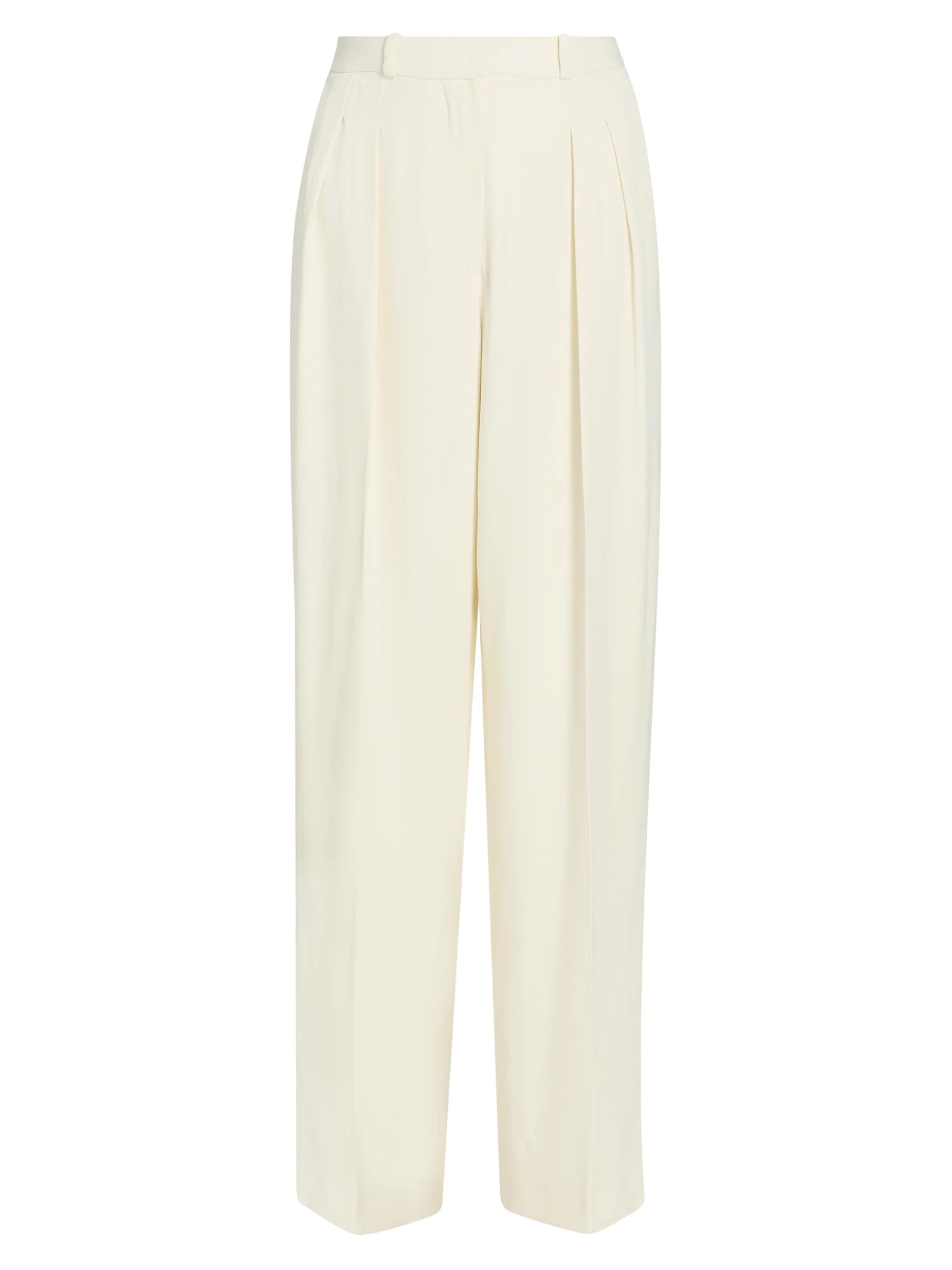 Women's Alio Pleated Tailored Pants - Ivory - 1