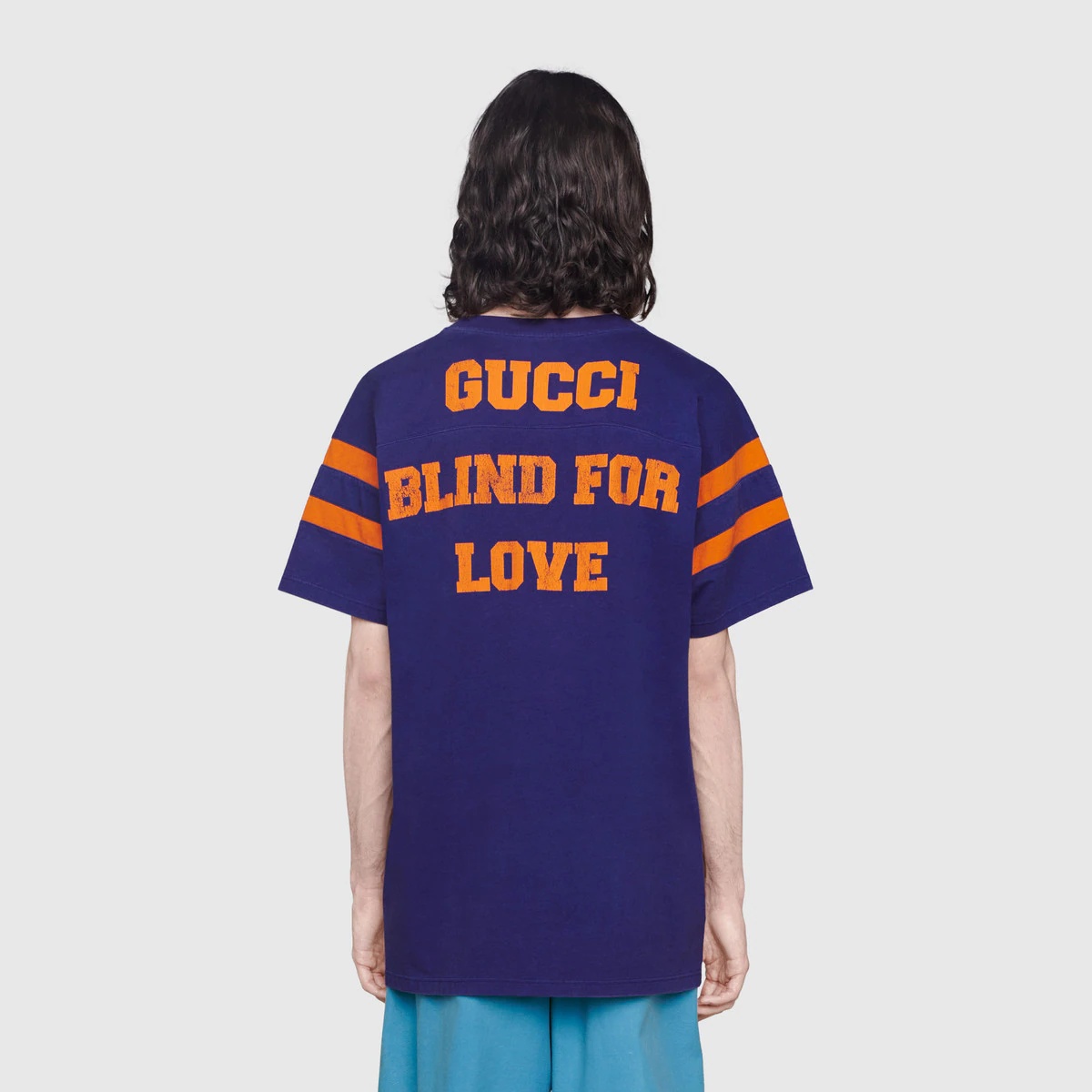 T-shirt with '25 Gucci Eschatology and Blind for Love 1921' print - 5