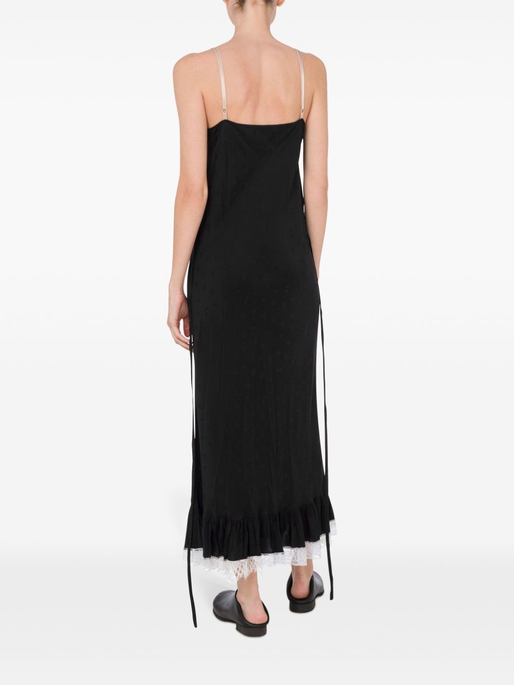 lace-trim maxi dress - 3