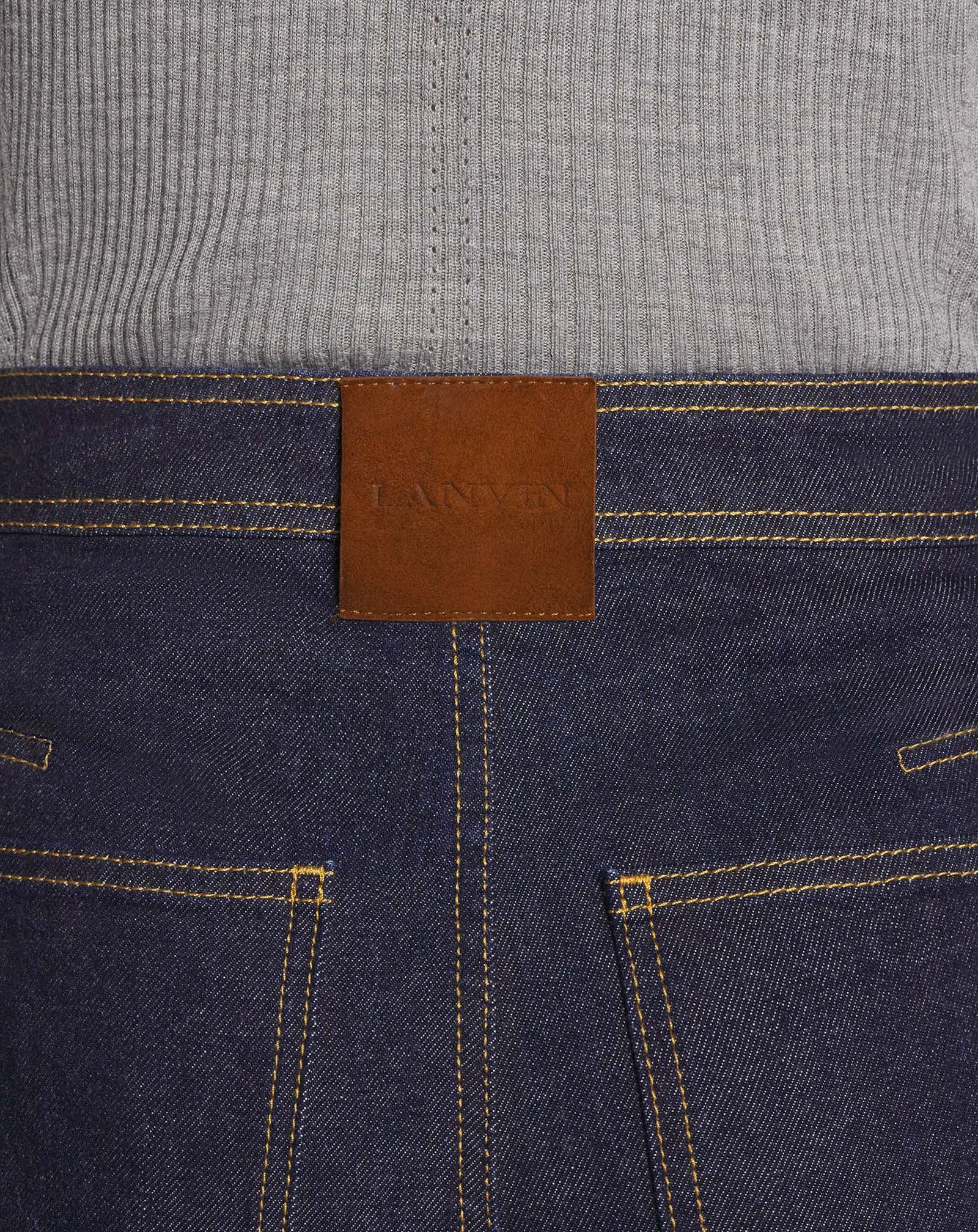 FLARED DENIM PANTS - 6