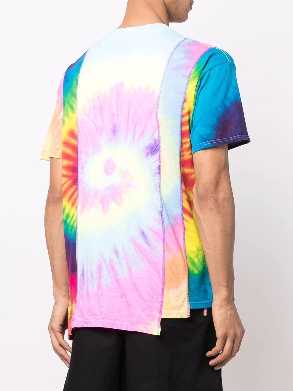 tie-dye patchwork T-shirt - 4