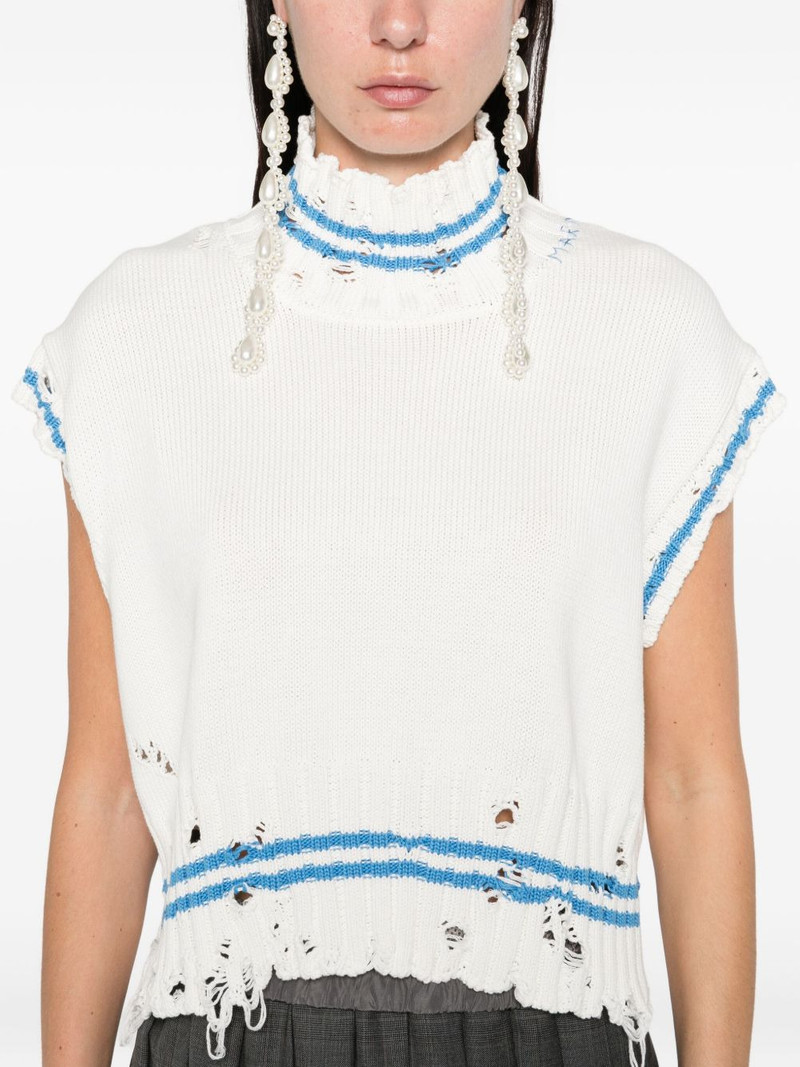 frayed-hem sleeveless top 5