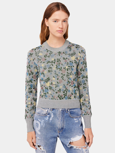 Paco Rabanne METALLIC FLORAL SWEATER outlook