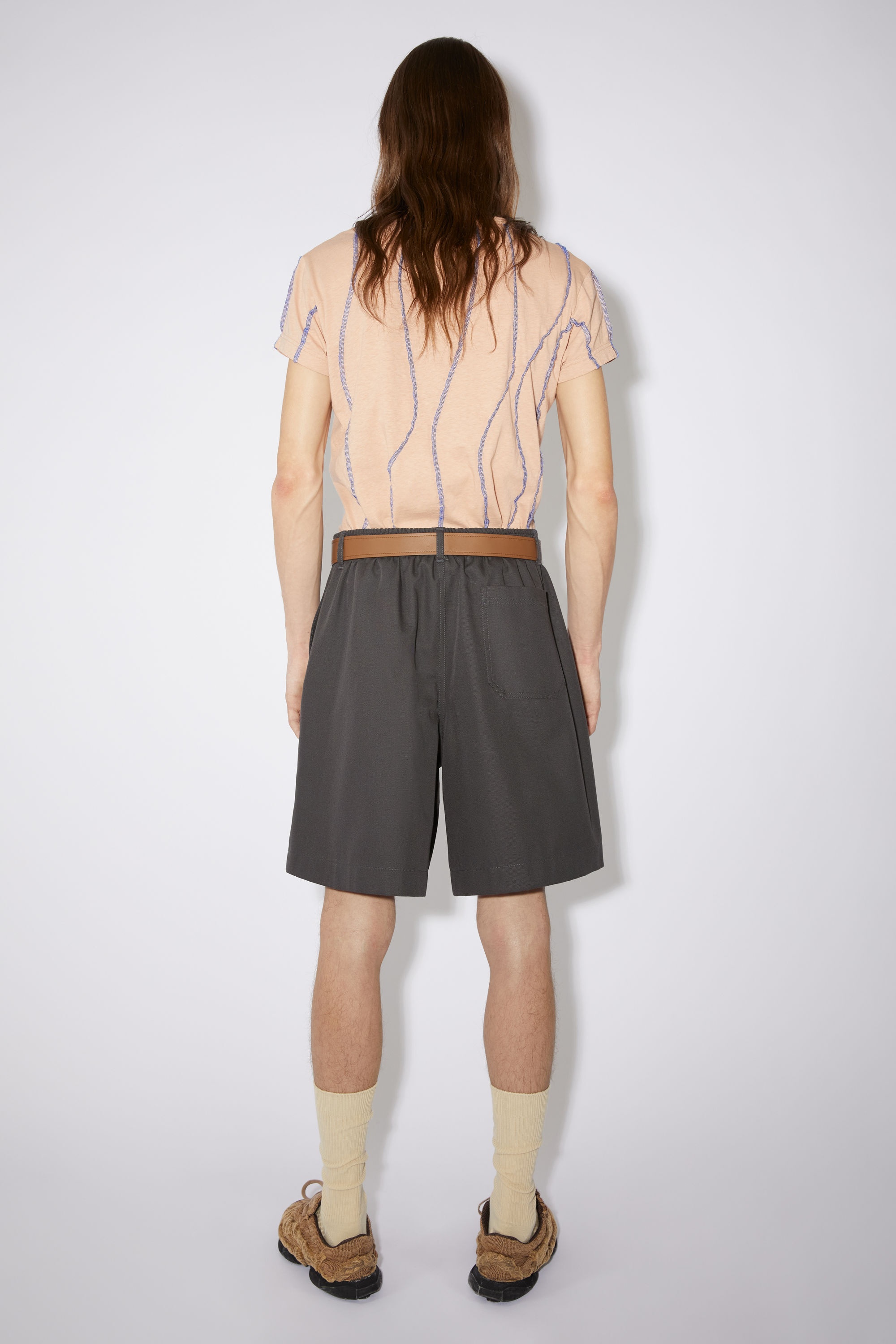 Casual shorts - Anthracite grey - 3