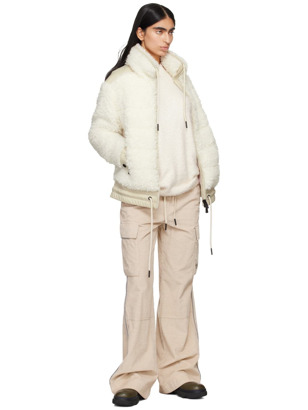 Off-White Teddy Faux-Shearling Down Jacket - 5
