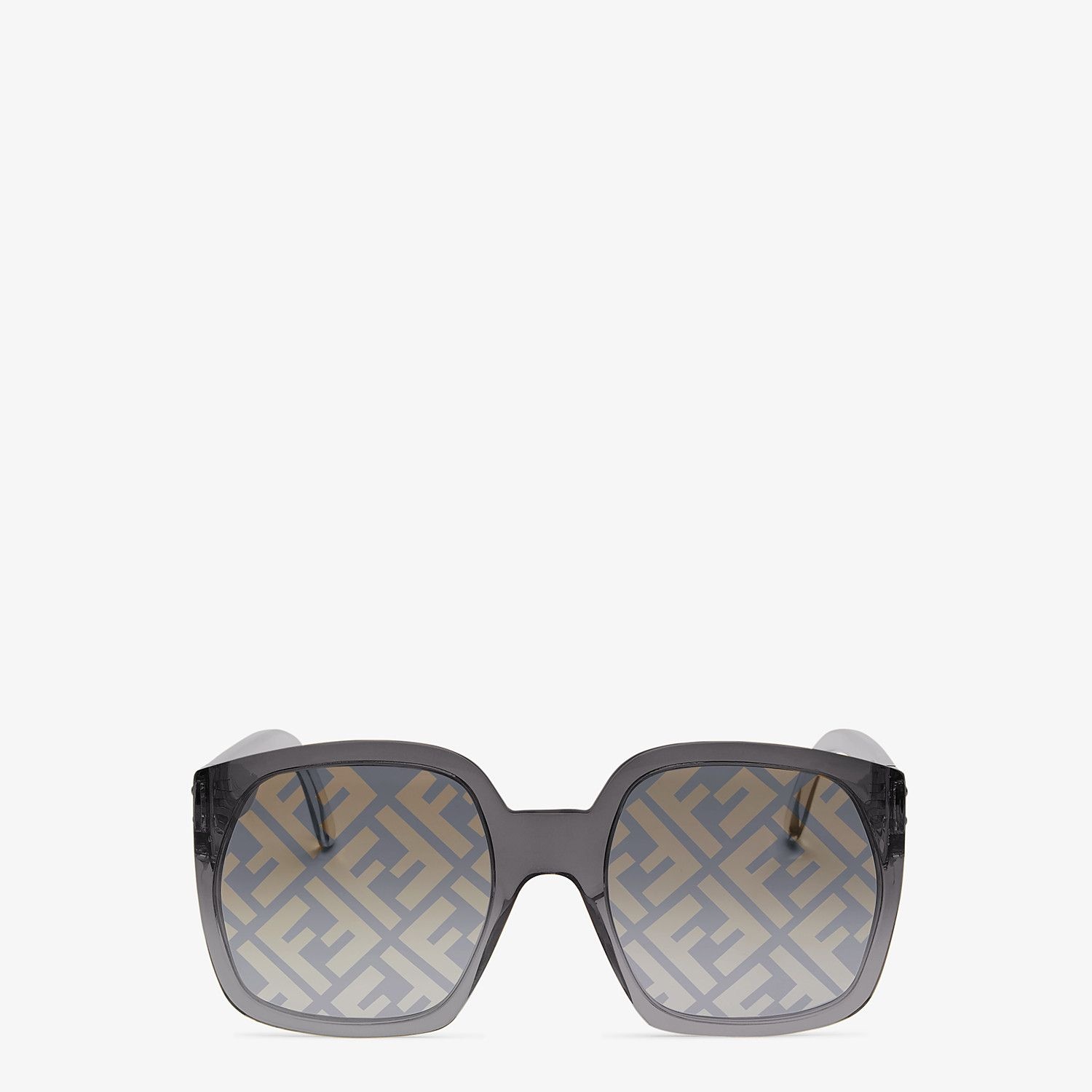 Gradient effect injection-moulded sunglasses with FF logo - 1