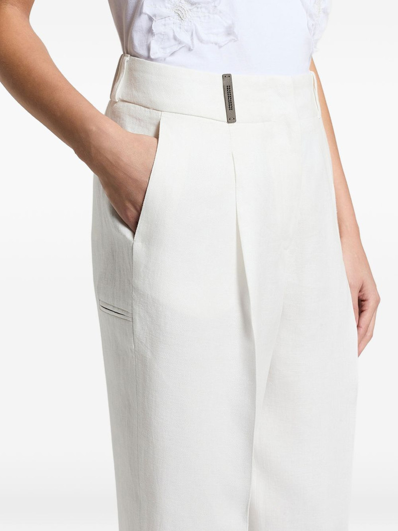 cuffed pleated trousers 4