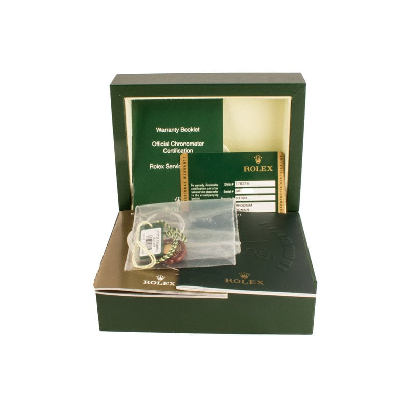 Ladies Rolex Datejust 31 ref 178274 Rhodium Dial - 4