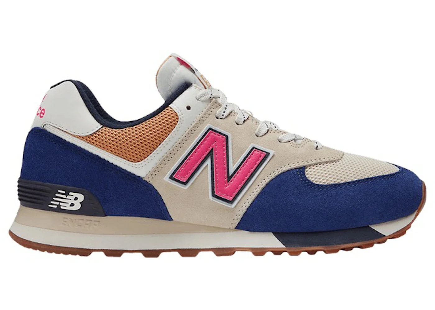 New Balance 574 Taupe Navy Blue - 1
