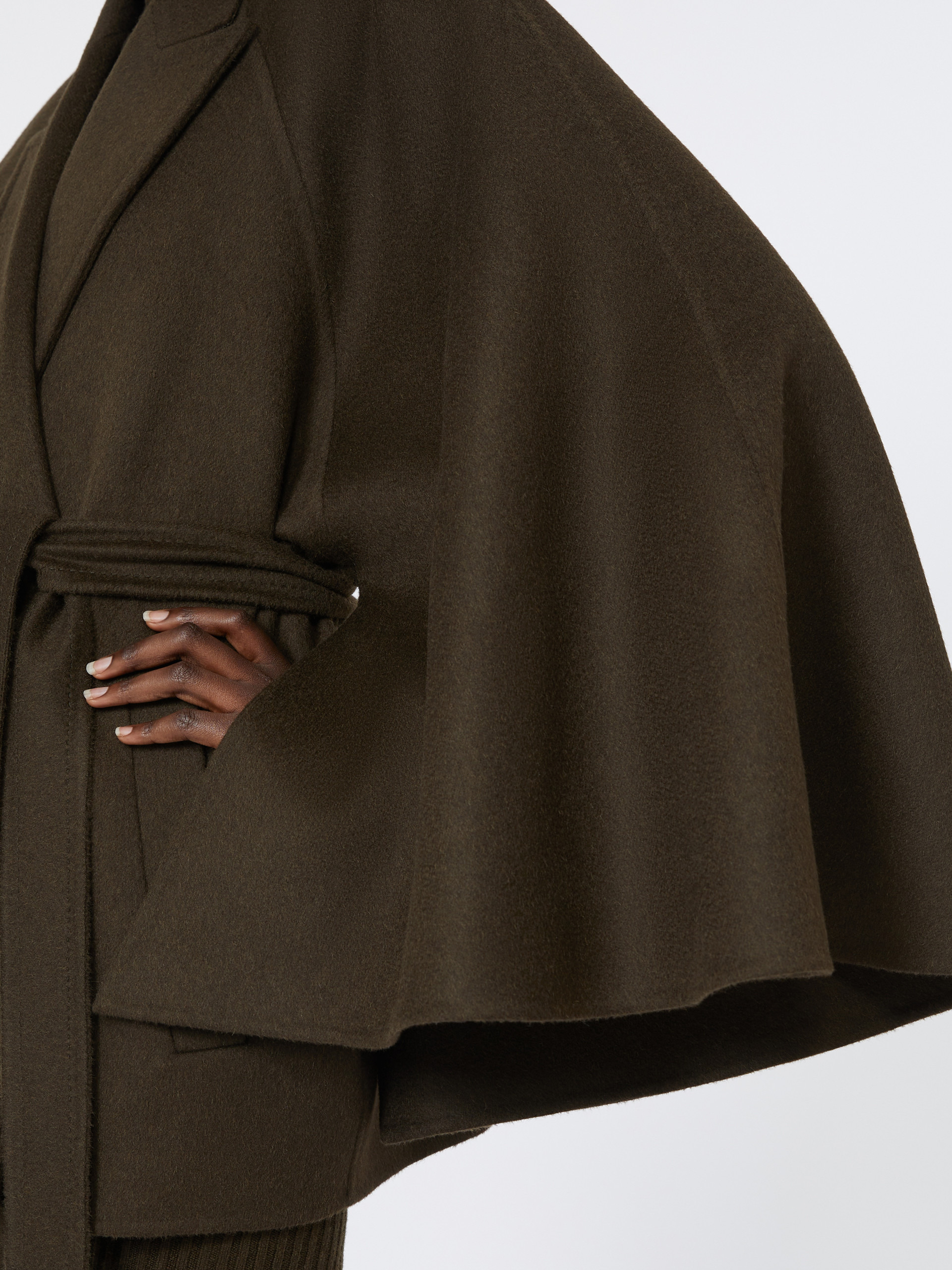 VERNA Camel coat with belt - 5