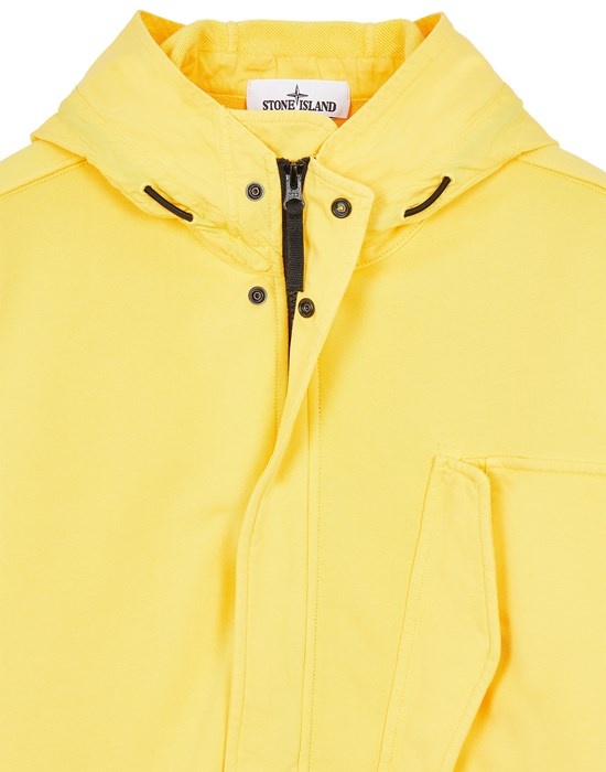 62051 COTTON FLEECE_GARMENT DYED YELLOW - 3