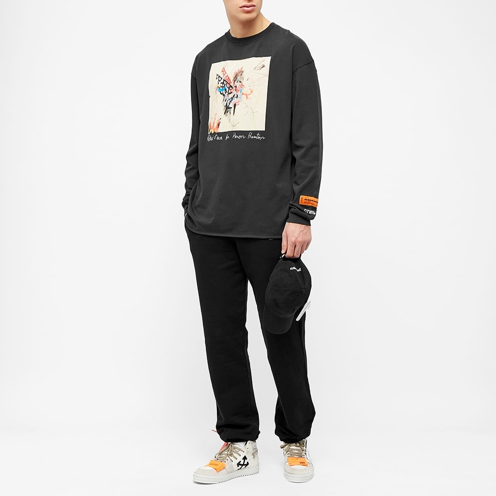 Heron Preston Long Sleeve Robert Nava Print Tee - 5