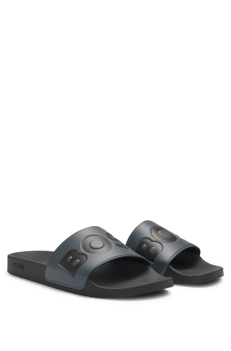 ITALIAN-MADE SLIDES WITH LARGE LOGO DETAIL 2