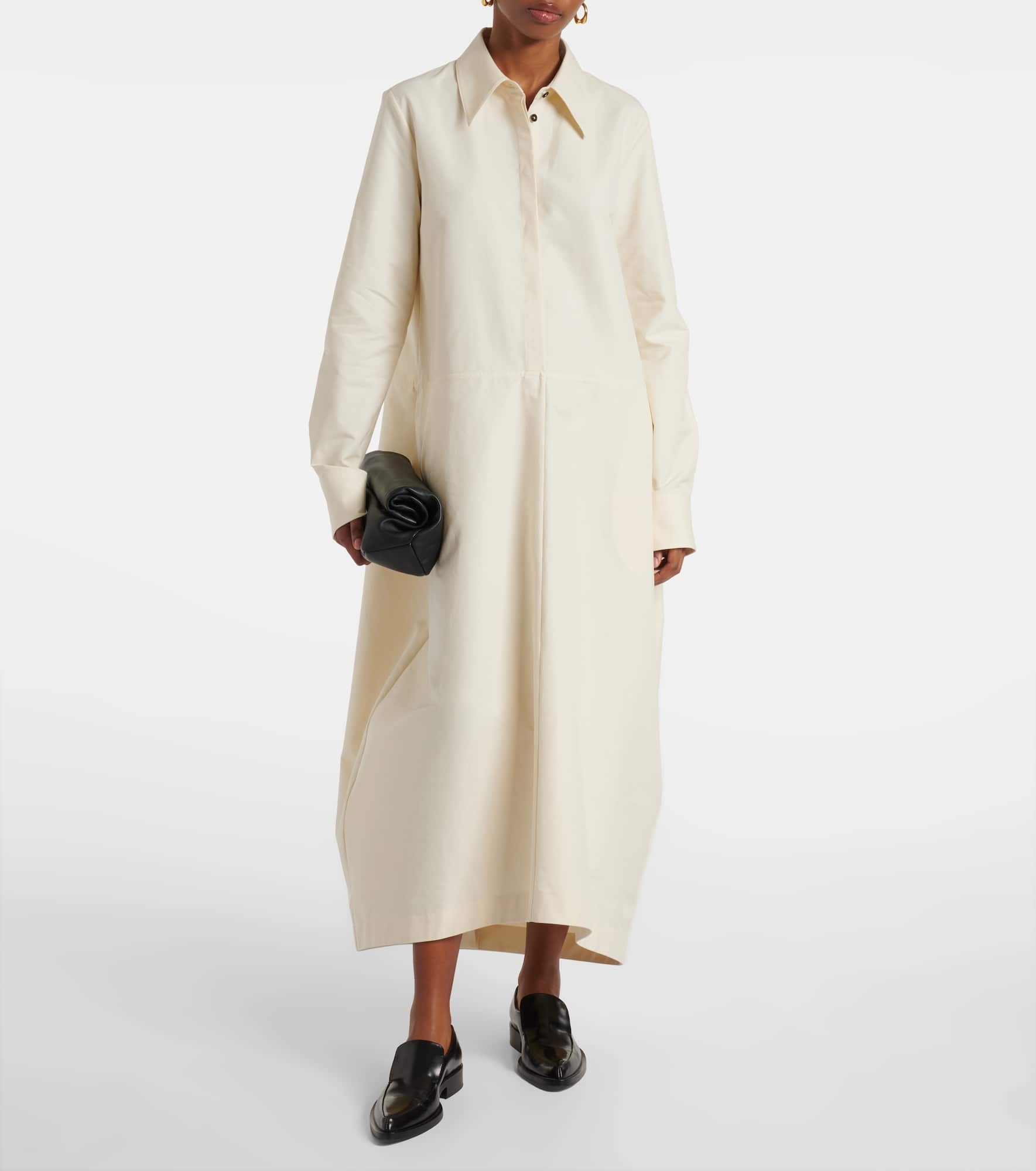 Cotton midi dress - 2