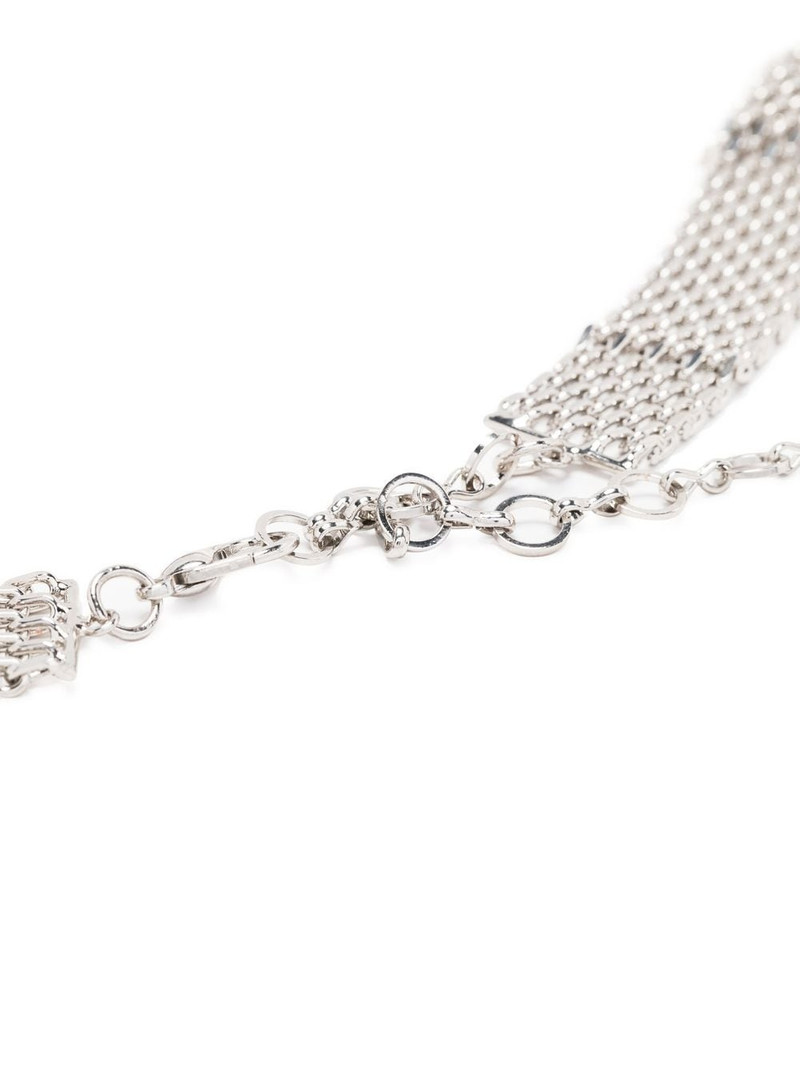 Alessandra Rich Daisy crystal-embellished necklace outlook