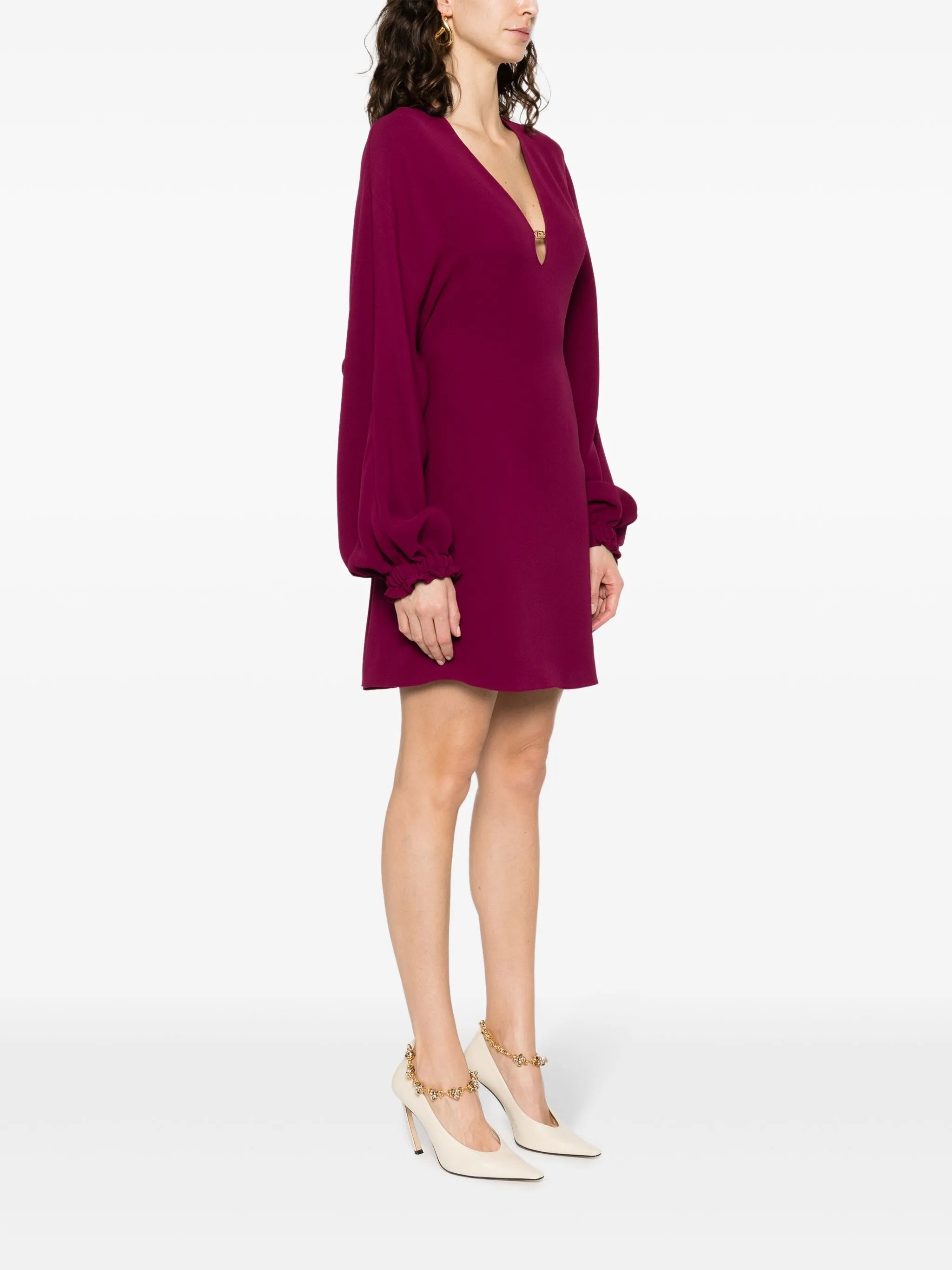 Cady Logo-plaque Silk Minidress - 5