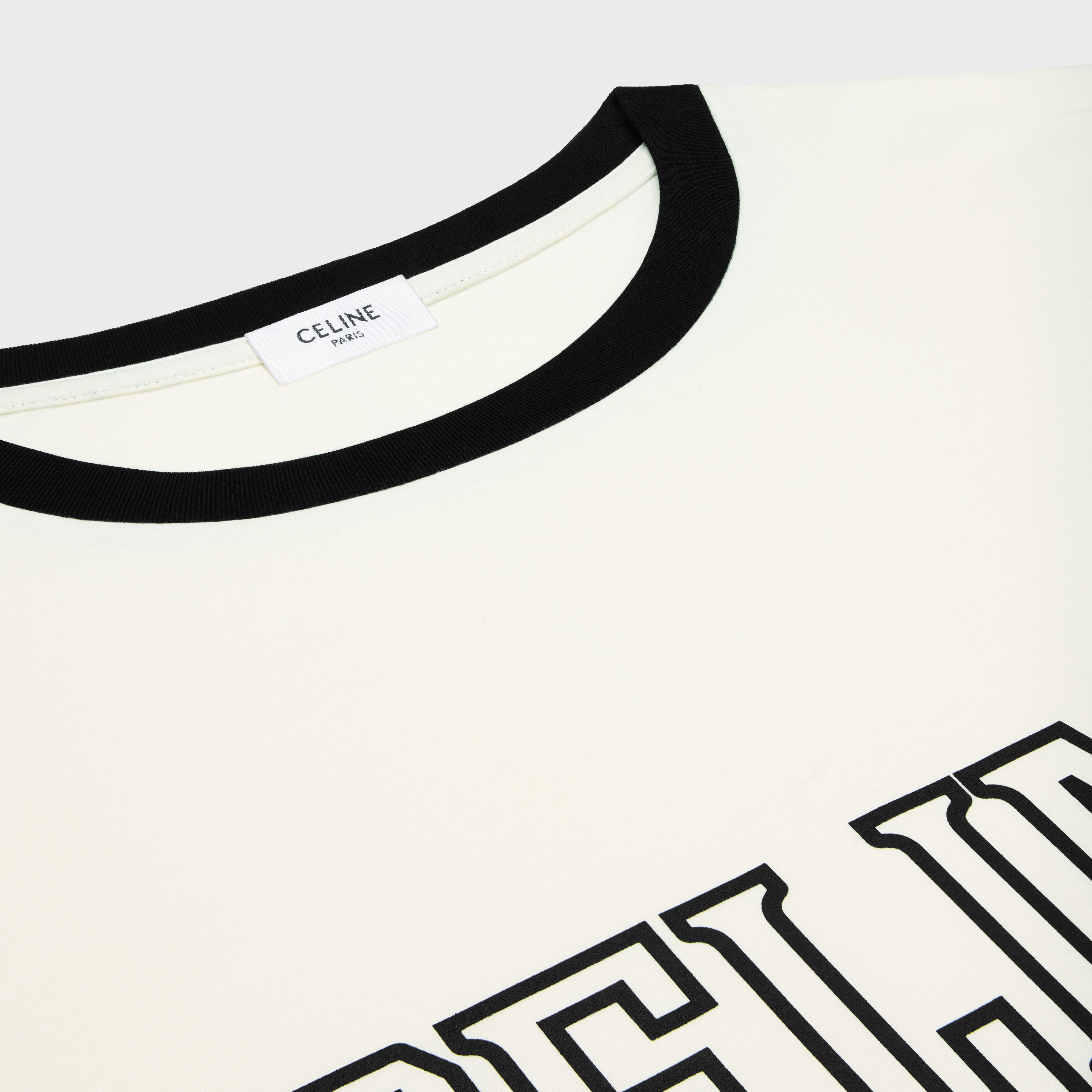 loose triomphe t-shirt in cotton jersey - 3