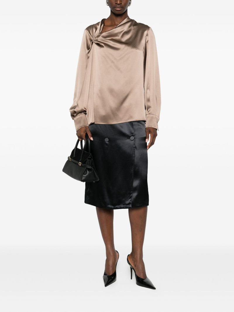 Max Mara silk-satin blouse outlook
