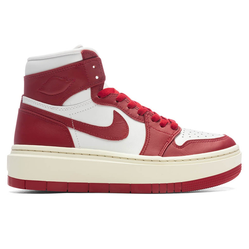 AIR JORDAN 1 ELEVATE MID WOMEN'S - SUMMIT WHITE/VARSITY RED/COCONUT MILK - 1