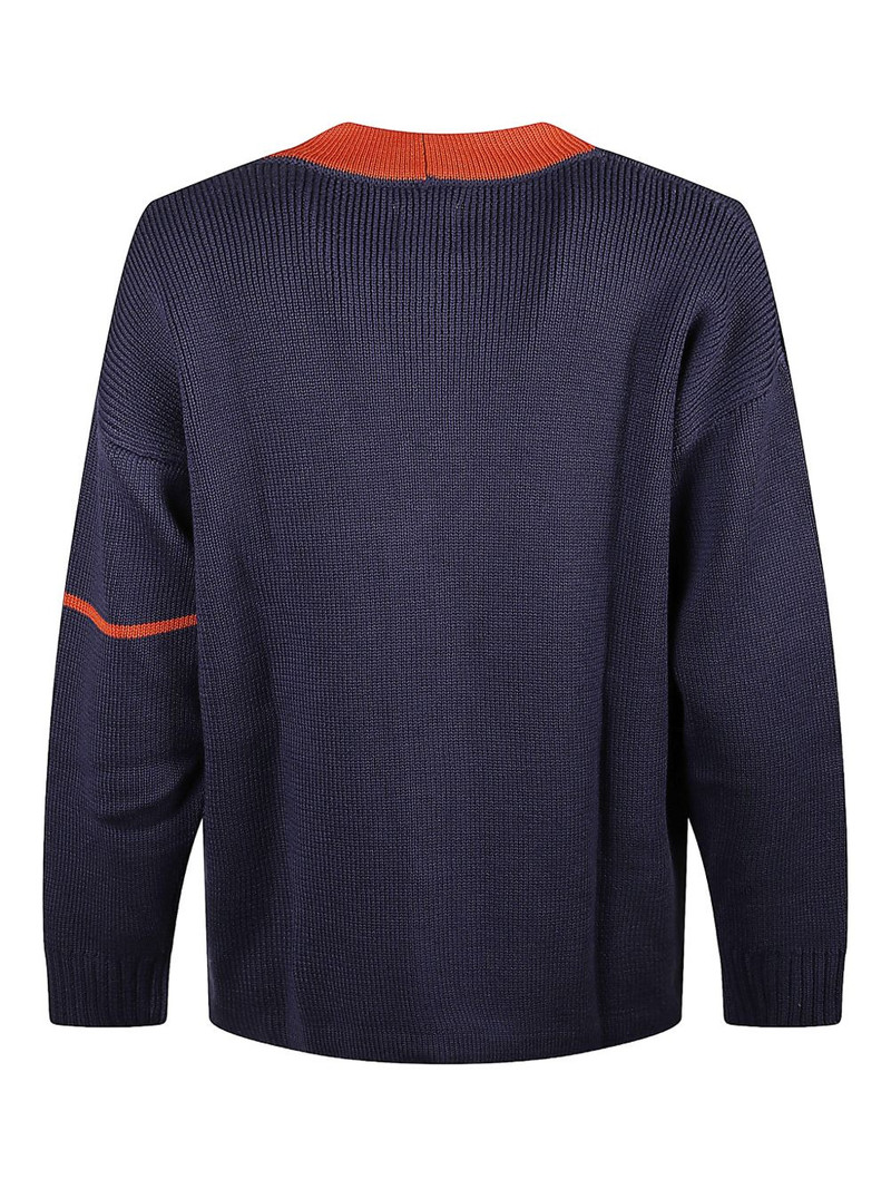 Champion buttoned letter-detail cardigan outlook