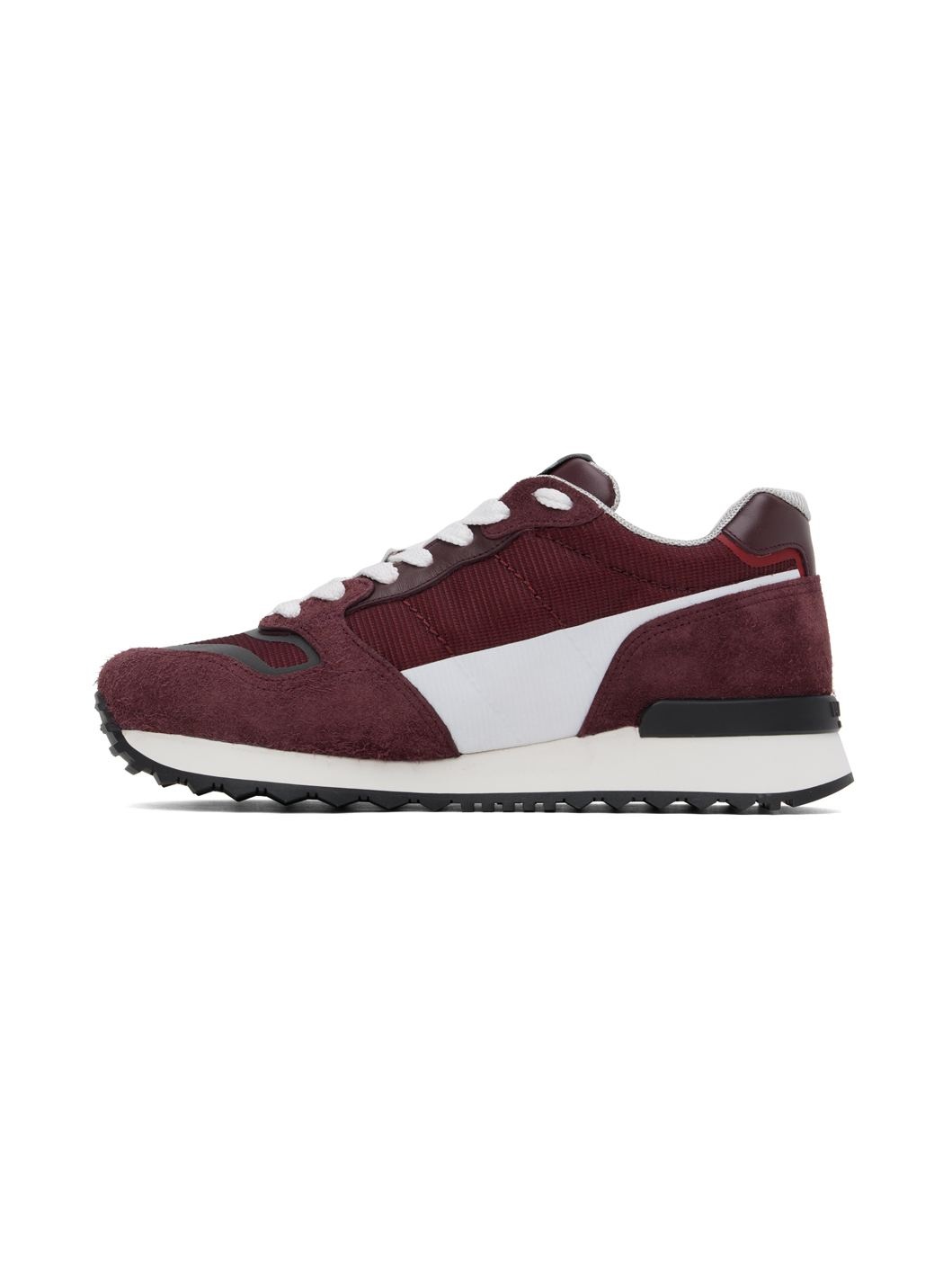 Burgundy VLogo Pace Sneakers - 3