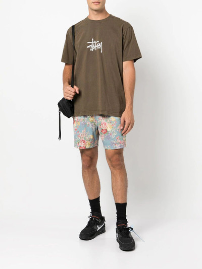 John Elliott Practice Tuscan Floral-print shorts outlook