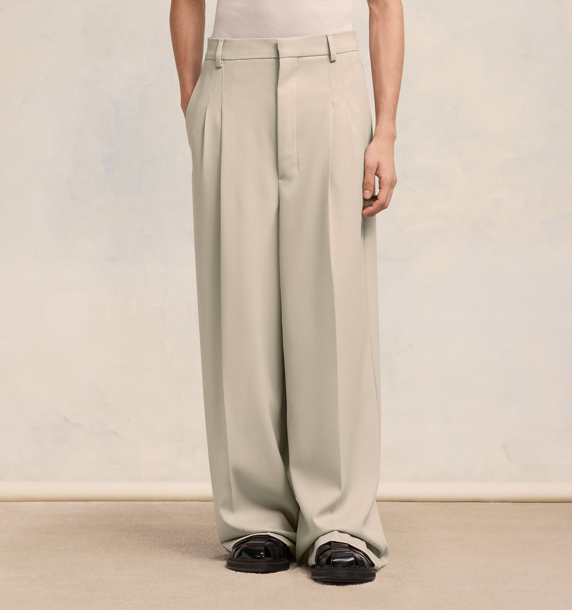 High Waist Large Trousers - 6