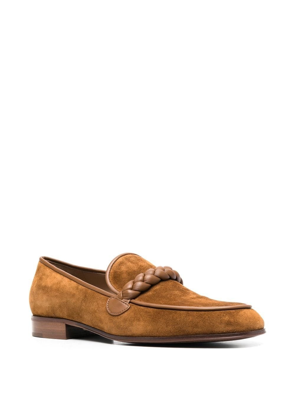Massimo braided suede loafers - 2