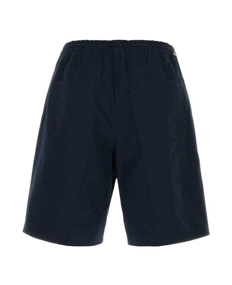 Prada Dark Blue Poplin Bermuda Shorts outlook