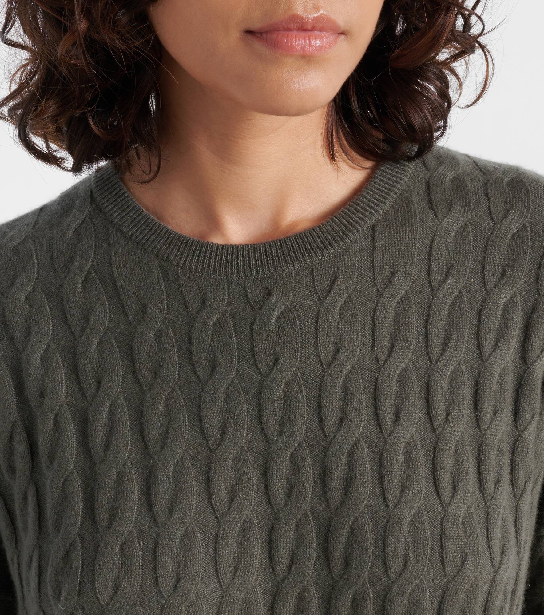 Cable-knit cashmere sweater - 4