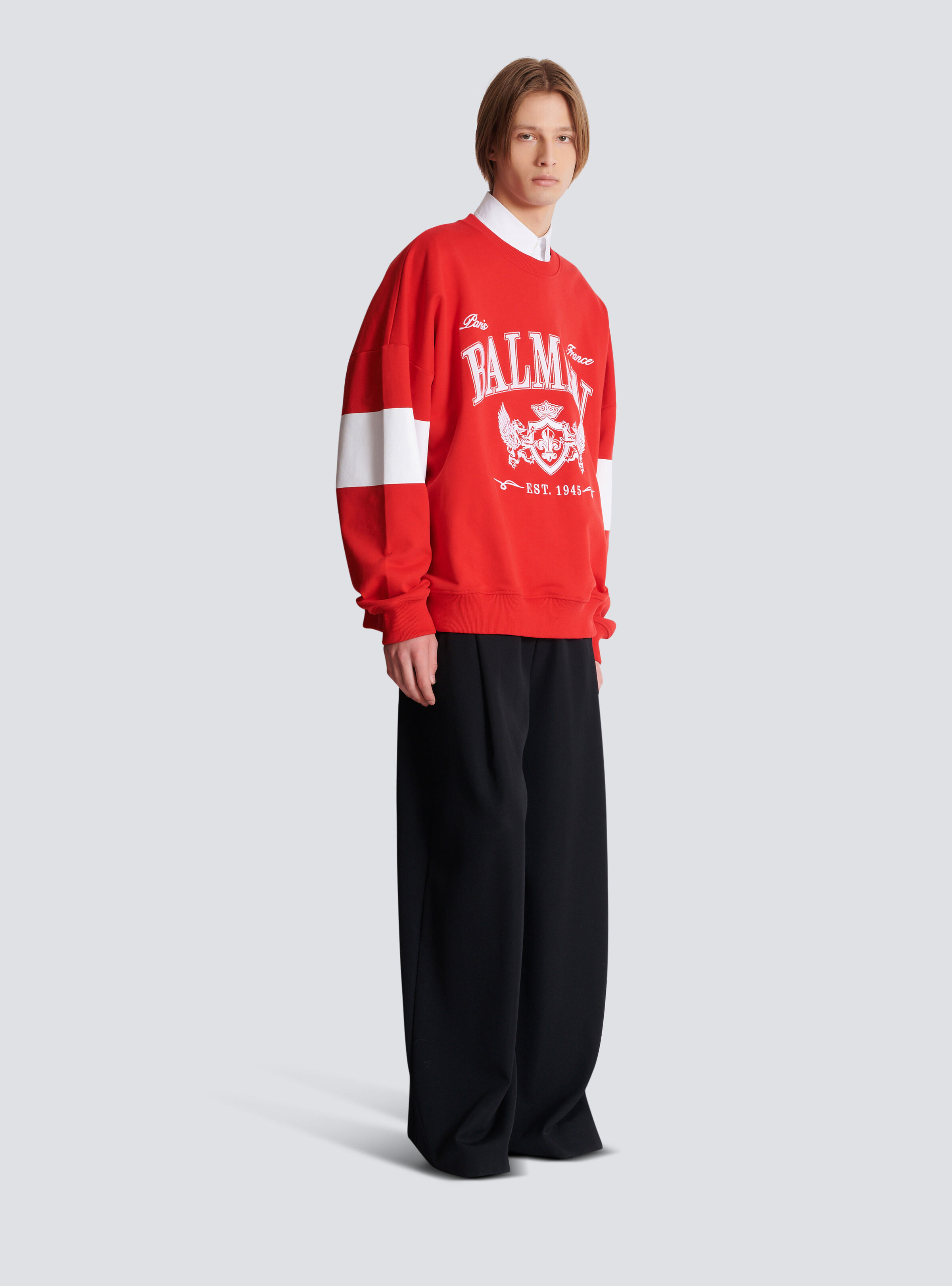 Boxy Balmain College sweatshirt - 3