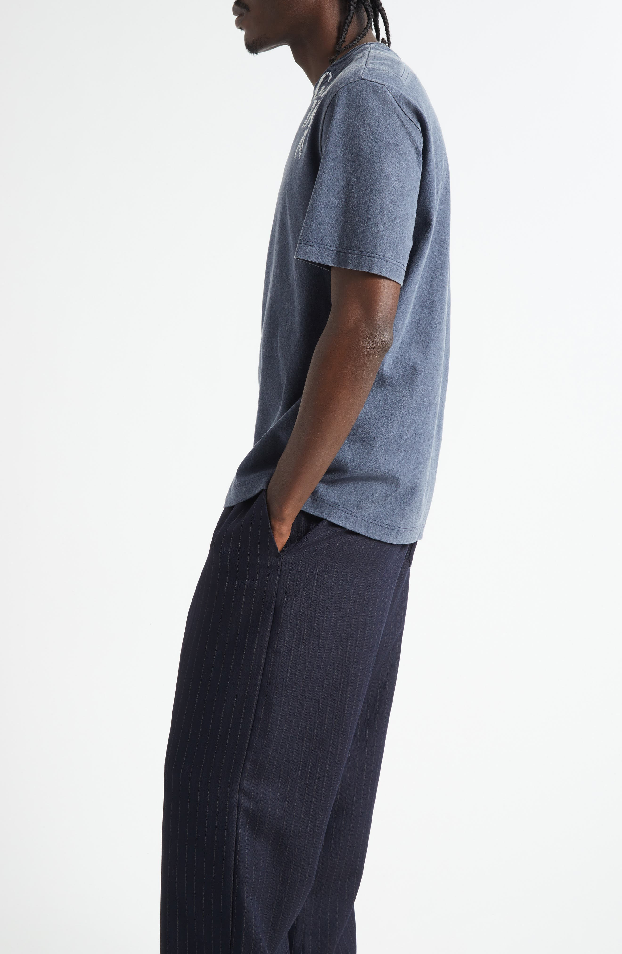 Golden Goose Journey Regular Fit Graphic T-Shirt in Blue at Nordstrom - 3