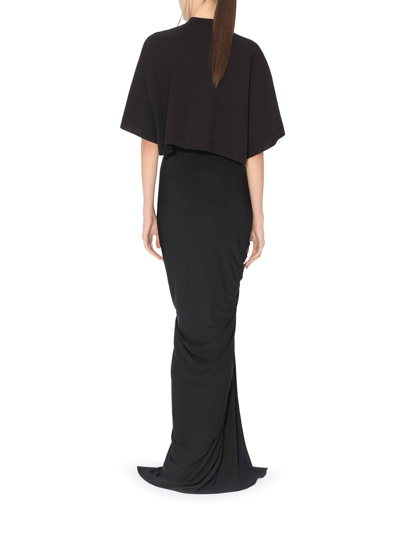 DRAPED JERSEY SKIRT - 3