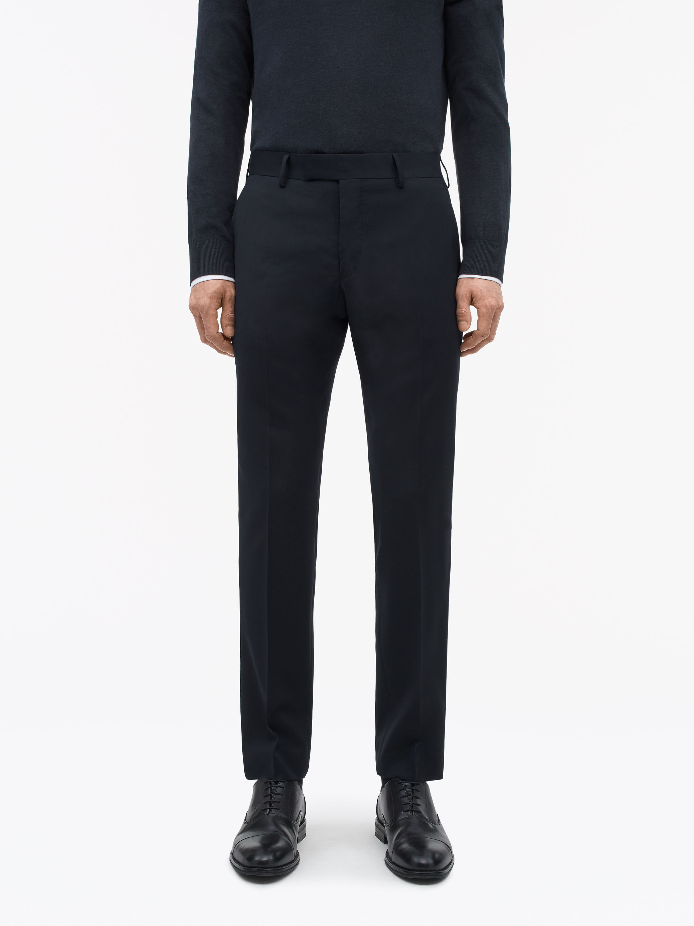 Tenuta Slim-Fit Italian Wool Trousers - 3