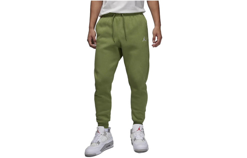 Jordan Air Jordan Essentials Sweatpants Asia Sizing 'Light Olive Green' FJ7780-340 outlook