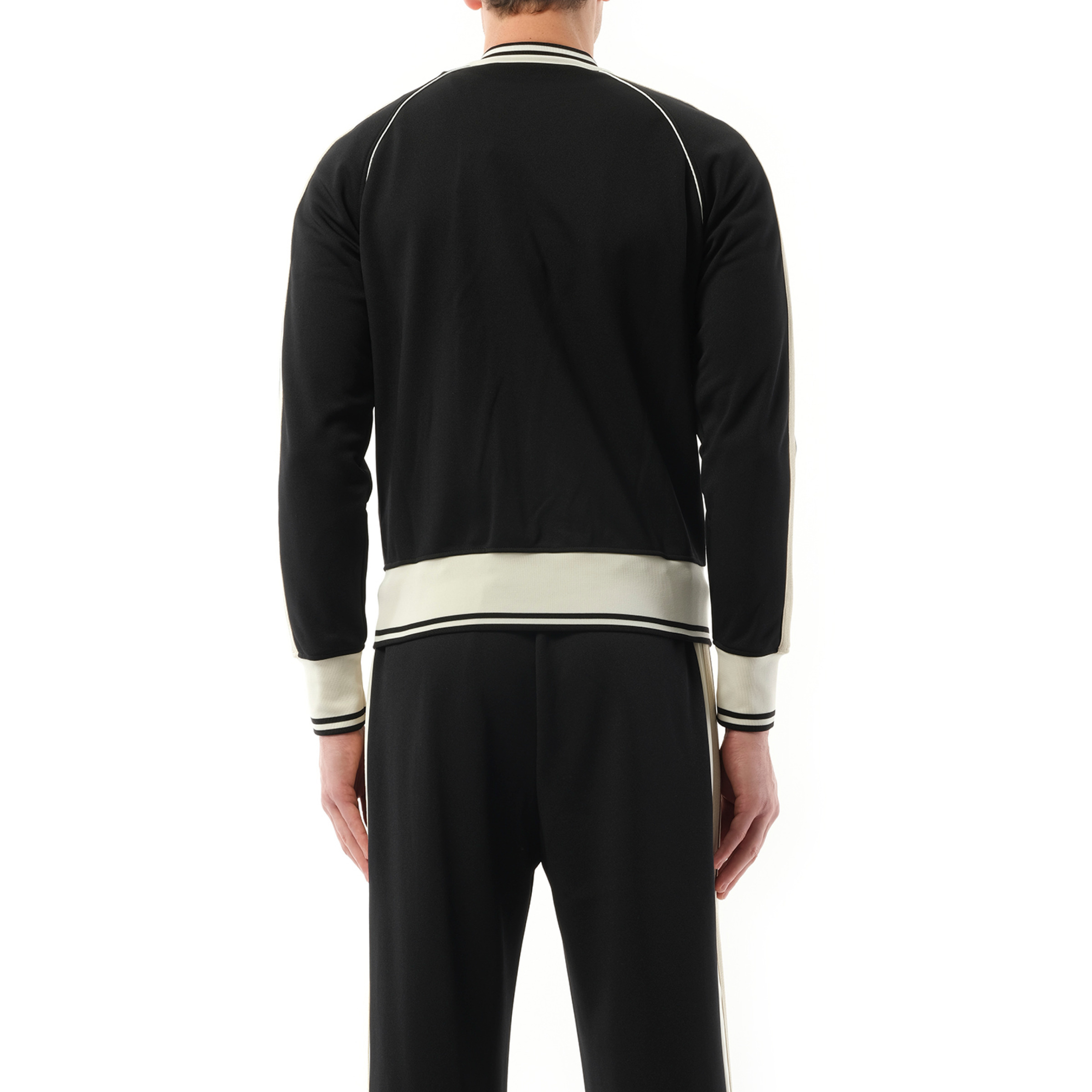 New Monogram Track Jacket in Black/Off White - 6