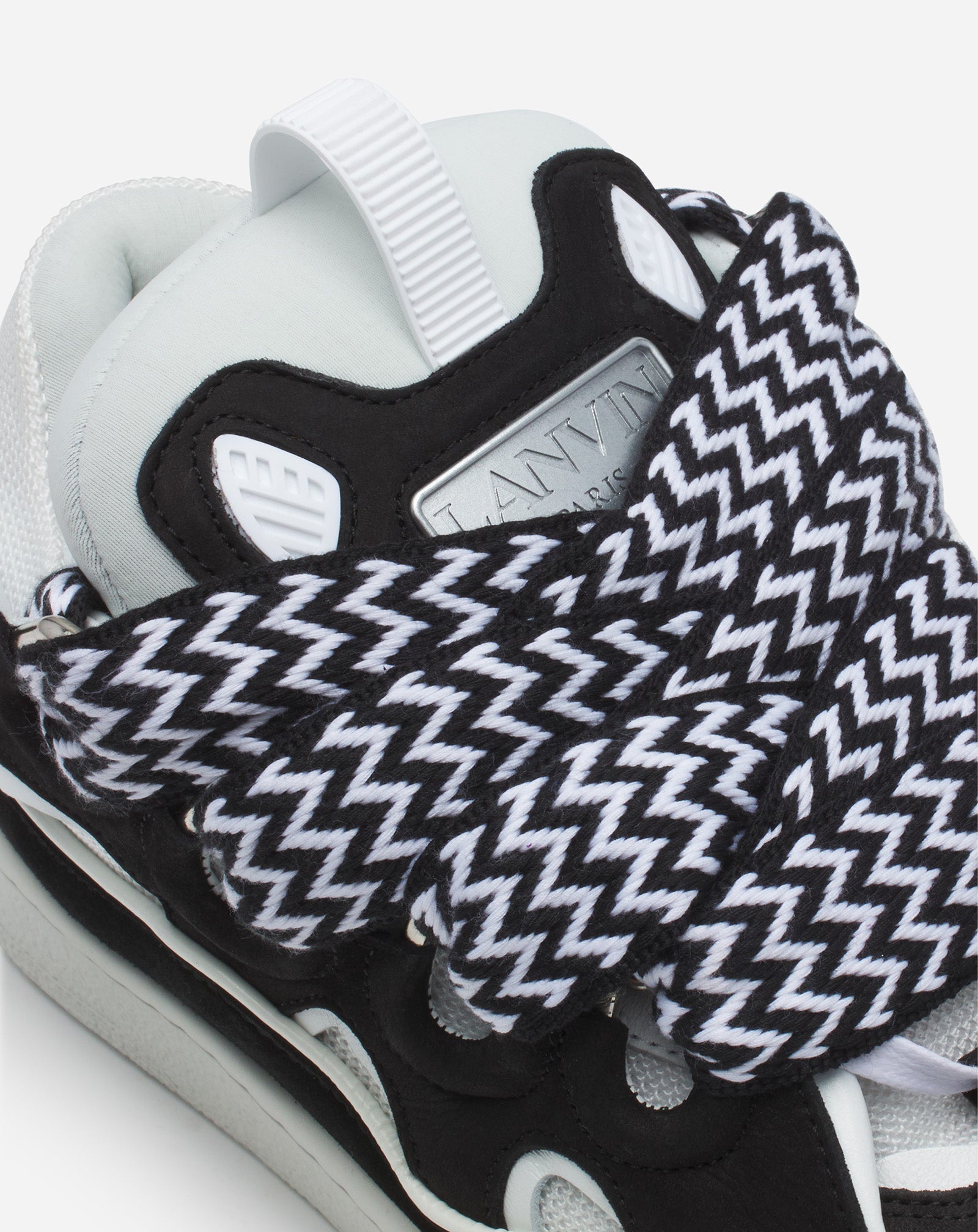 LEATHER CURB SNEAKERS - 5