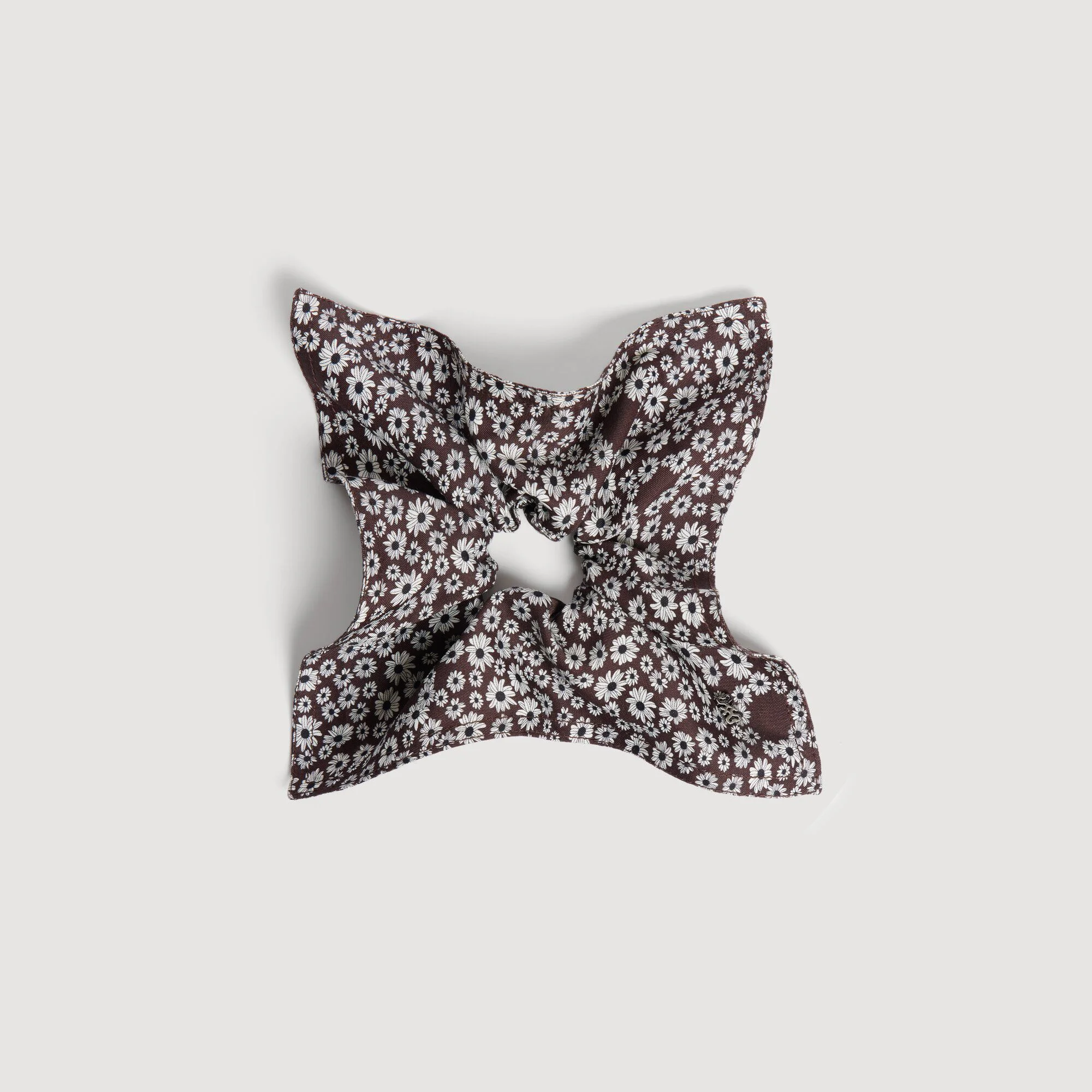 FLORAL-PRINT SCRUNCHIE - 1