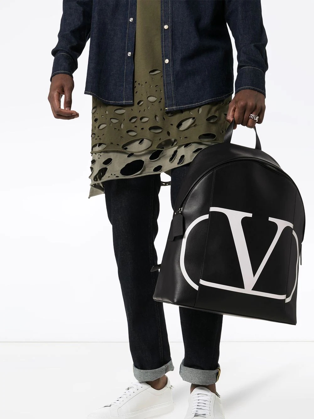 VLOGO print backpack - 2