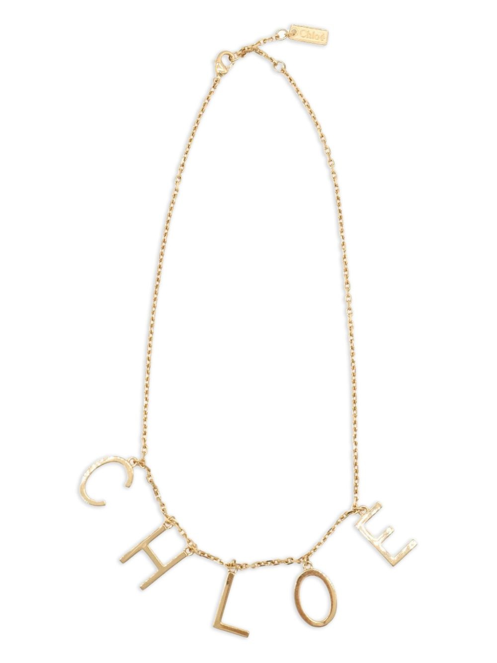 logo-lettering necklace - 3