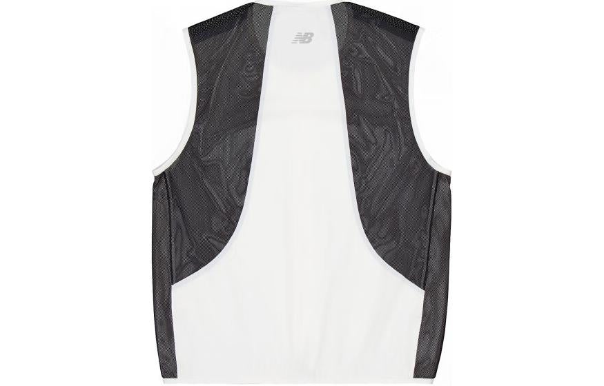 New Balance Vest With Mesh Pocket 'White' NJE25081-CRE - 2