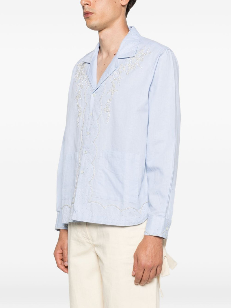 Mord floral-embroidered shirt 3