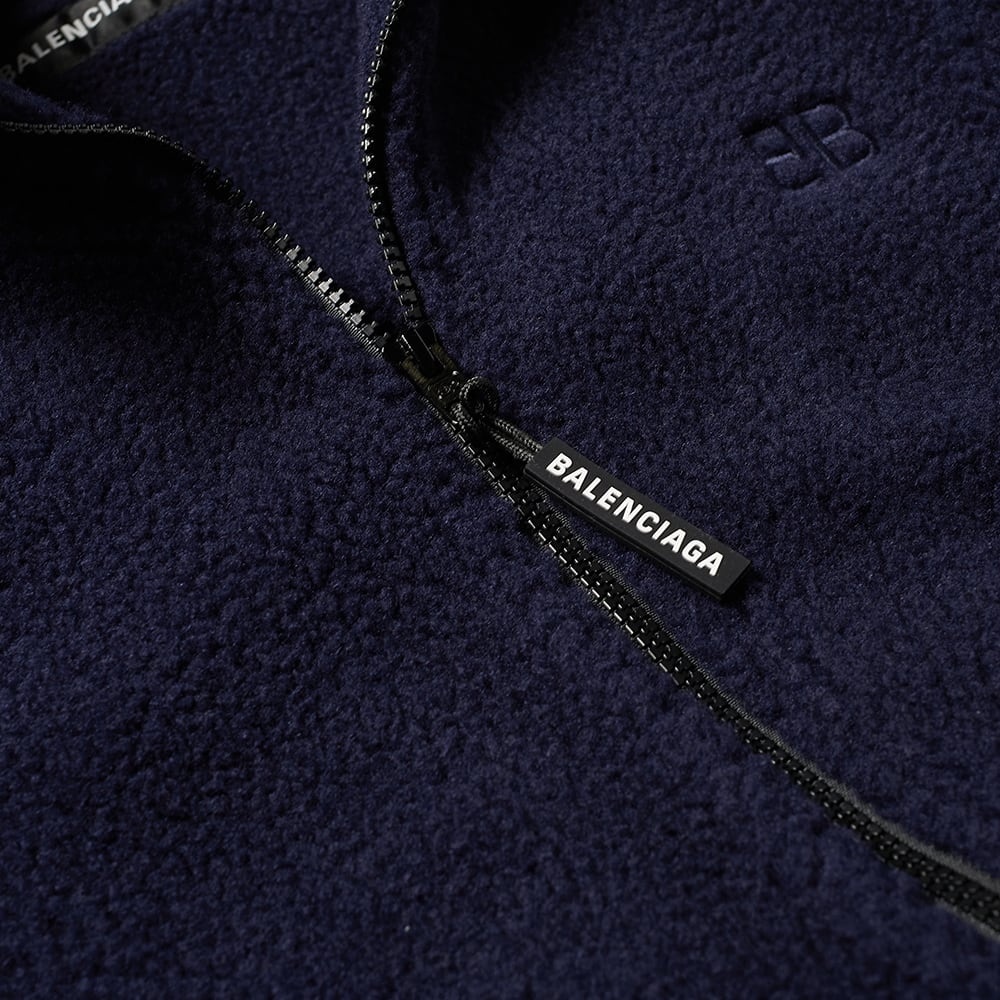 Balenciaga Faux Shearling Fleece Tech Zip Jacket - 2