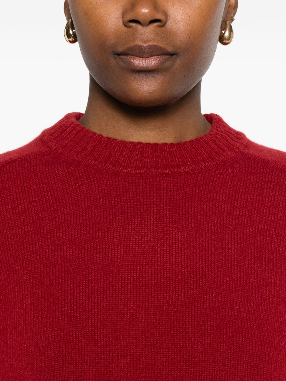 crew-neck cashmere sweater - 5