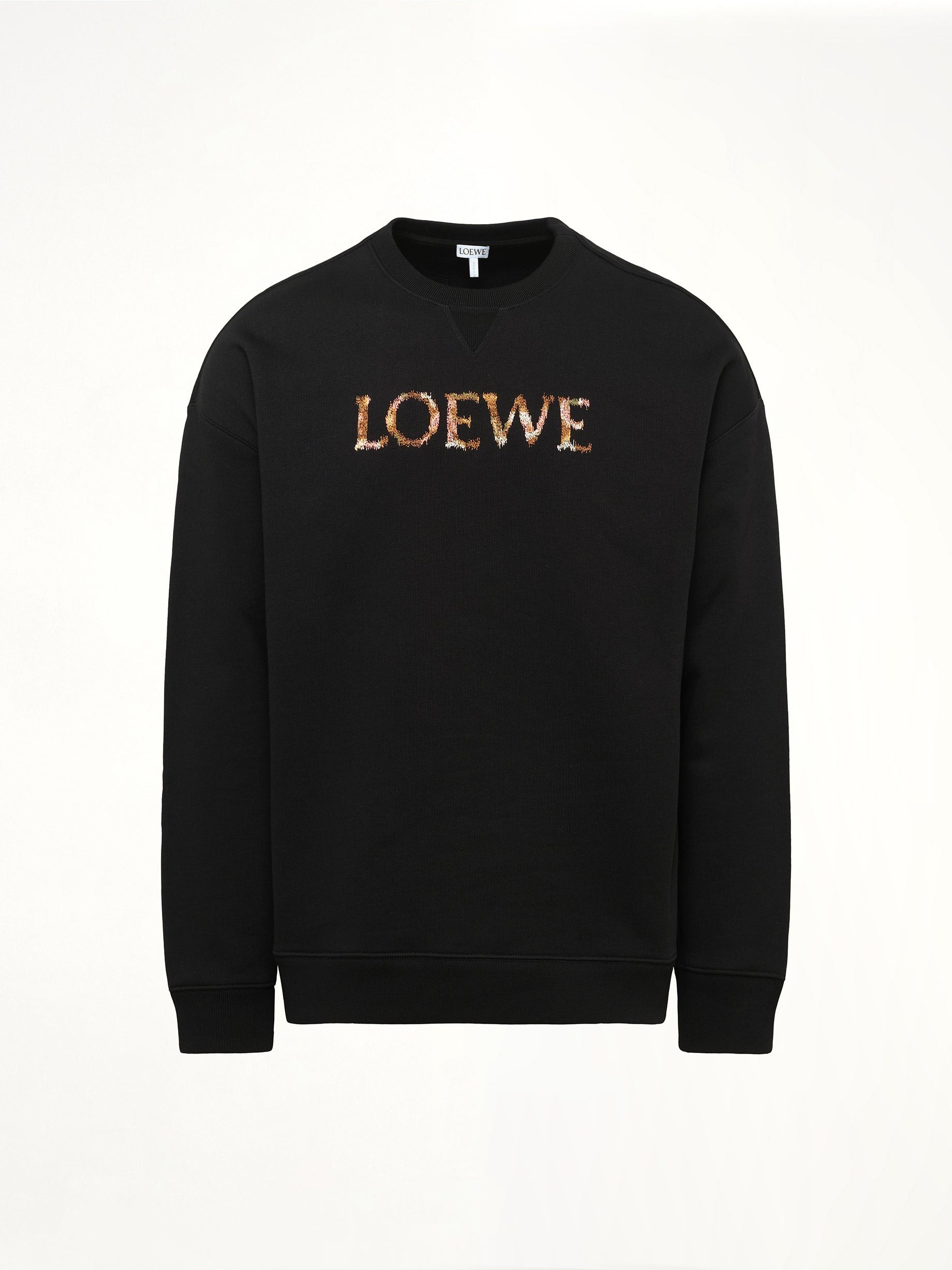 Regular Fit Sweatshirt in Black - 2